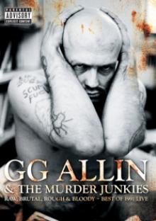 GG ALLIN  - DVD RAW,BRUTAL,ROUGH & BLOODY-1991