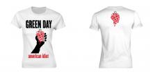  AMERICAN IDIOT HEART (WHITE) [velkost S] - supershop.sk