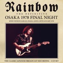 RAINBOW  - CD+DVD OSAKA 1978 (2CD)