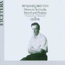 BRITTEN BENJAMIN  - CD CAPPELLA CHORAL MUSIC