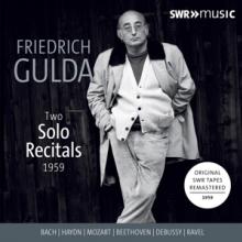 GULDA FRIEDRICH  - 3xCD TWO RECITALS 1959