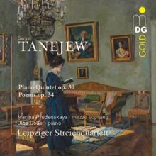 LEIPZIGER STREICHQUARTETT  - CD TANEJEW: PIANO QUINTET