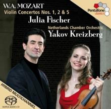 MOZART WOLFGANG AMADEUS  - CD VIOLIN CONCERTOS 1,2 & 5