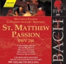  BACH - MATTHAEUS - PASSION BWV 244 - suprshop.cz