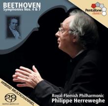 BEETHOVEN / RFP / HERREWEGHE  - 9 SYMPHONIES 4 & 7