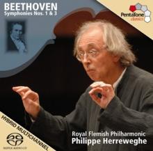 BEETHOVEN / ROYAL FLEMISH PHIL..  - 9 SYMPHONIES 1 & 3
