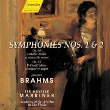 MARRINER NEVILLE - AMF  - 2xCD BRAHMS - SYMPHONIES NOS. 1 & 2