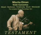 ELMAN MISCHA  - 4xCD DIE DECCA-AUFNAHMEN VOL.1