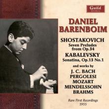 BARENBOIM DANIEL  - CD RARE FIRST RECORDINGS..