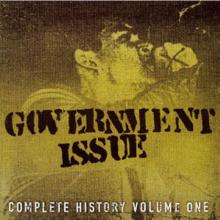 GOVERNMENT ISSUE  - CD+DVD COMPLETE HISTORY VOLUME ONE