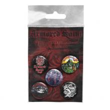 ARMORED SAINT  - BADGEP ARMORED SAINT BUTTON BADGE SET