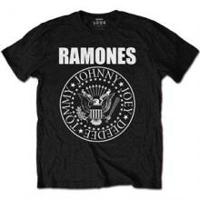 RAMONES =T-SHIRT=  - TR PRESIDENTIAL SEAL -BLACK-