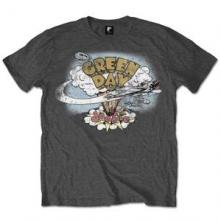 GREEN DAY =T-SHIRT=  - TR DOOKIE VINTAGE -L- GREY