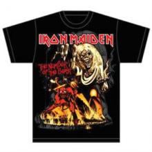 IRON MAIDEN =T-SHIRT=  - TR NUMBER OF THE BEAST -L- BLACK