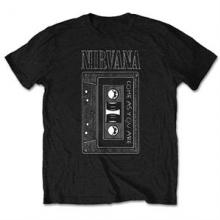 NIRVANA =T-SHIRT=  - TR AS YOU ARE TAPE -BLACK-