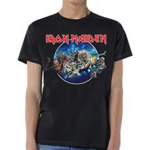IRON MAIDEN =T-SHIRT=  - TR WASTED YEARS CIRCLE BLACK T-SHIRT