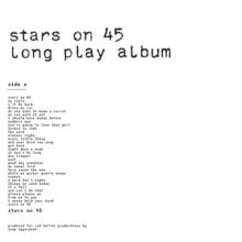 STARS ON 45  - VINYL LONG PLAY ALBU..