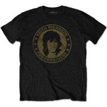 ROLLING STONES =T-SHIRT=  - TR KEITH FOR PRESIDENT