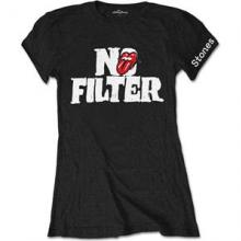 ROLLING STONES =T-SHIRT=  - TR NO FILTER HEADER LOGO