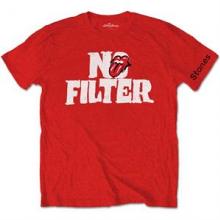 ROLLING STONES =T-SHIRT=  - TR NO FILTER HEADER LOGO