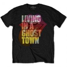 ROLLING STONES =T-SHIRT=  - TR GHOST TOWN LITE TEXT