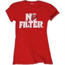 ROLLING STONES =T-SHIRT=  - TR NO FILTER HEADER LOGO