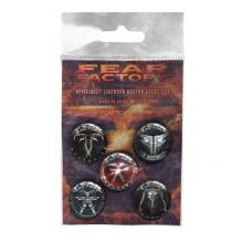 FEAR FACTORY  - BADGEP ALBUMS 2010-2021 BUTTON BADGE SET