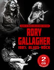 RORY GALLAGHER  - CD+DVD 100% BLUES ROCK (2CD)