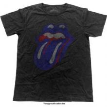 ROLLING STONES =T-SHIRT=  - TR VINTAGE BLUE & LONESOME TONGUE