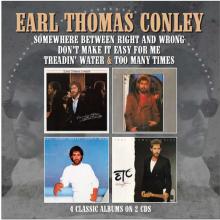 THOMAS EARL CONLEY  - 2xCD SOMEWHERE BETWEEN RIGHT..
