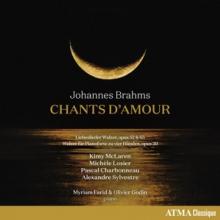 BRAHMS JOHANNES  - CD CHANTS D'AMOUR