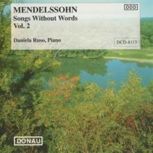 MENDELSSOHN-BARTHOLDY F.  - CD SONGS WITHOUT WORDS VOL.2