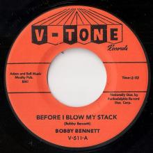 BENNETT BOBBY  - SI BEFORE I BLOW MY ..