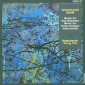 RIHM W.  - CD MUSIC FOR THREE STRINGED