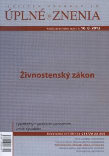  UZZ 2012 Živnostenský zákon [SK] - supershop.sk