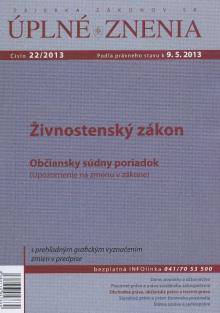  UZZ 22/2013 Živnostenský zákon [SK] - supershop.sk