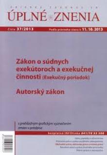  UZZ 37/2013 Zákon o súdnych exekútoroch a exekučnej činnosti [SK] - supershop.sk