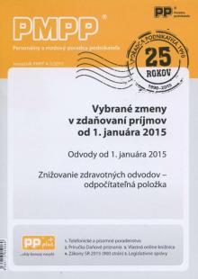 PMPP 4-5/2015 Vybrané zmeny v zdaňovaní príjmov od 1.januára 2015 [SK] - supershop.sk
