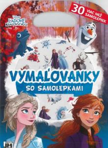  Vymaľovanky so samolepkami - Ľadové kráľovstvo [SK] - supershop.sk