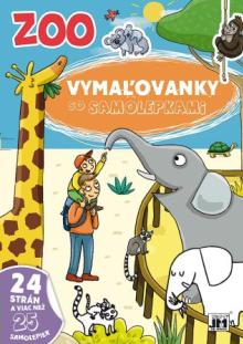  Vymaľovanky so samolepkami - ZOO (A4) [SK] - supershop.sk