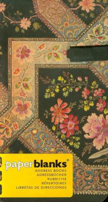  Paperblanks - adresár Filigree Floral Ebony [] - supershop.sk