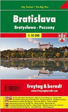  Bratislava / city plan centrum lamino 1:10 000 [] - supershop.sk