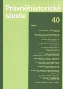  Právněhistorické studie 40 [CZ] - supershop.sk