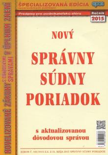  Nový Správny súdny poriadok [SK] - supershop.sk