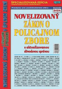  Novelizovaný zákon o Policajnom zbore [SK] - supershop.sk