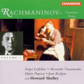 RACHMANINOV SERGEI  - CD COMPLETE SONGS VOL.3
