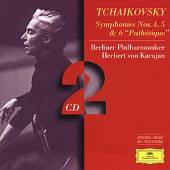 TCHAIKOVSKY PYOTR ILYICH  - 2xCD SYMFONIE 4/5/6