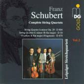 SCHUBERT FREDERIC  - CD COMPLETE STRING QUARTETS VOL.2