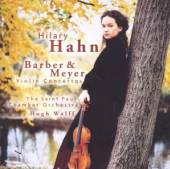  VIOLIN CONCERTOS / H.HAHN-VIOLIN/WORKS BY BARBER/MEYER - suprshop.cz