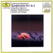 VON KARAJAN HERBERT  - CD BEETHOVEN-KARAJAN-SYMPH 1 AND 4